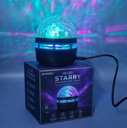 Official Store | 💕🎁SEAGRIL® 360° Smart Holographic Starry Sky Projector (HD Smart Dynamic 5D)-xiongzirong