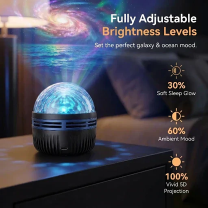 Official Store | 💕🎁SEAGRIL® 360° Smart Holographic Starry Sky Projector (HD Smart Dynamic 5D)-xiongzirong