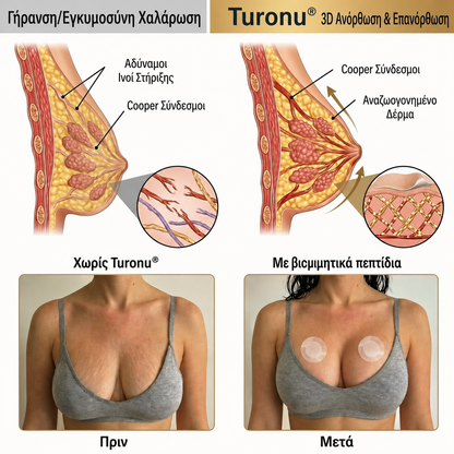 ✨Turonu® 👯😊Προηγμένο Επίθεμα με Νανο-Μικροβελόνες για Στοχευμένη Αυξητική Στήθους🇬🇷