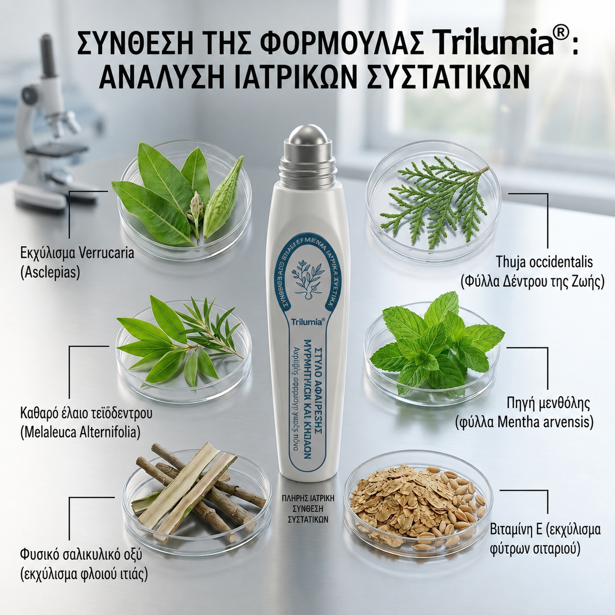 𝑻𝒓𝒊𝒍𝒖𝒎𝒊𝒂® 💎 Premium Στυλό Roller | Αφαίρεση για Μυρμηγκιές, Ελιές & Κηλίδες 🇬🇷